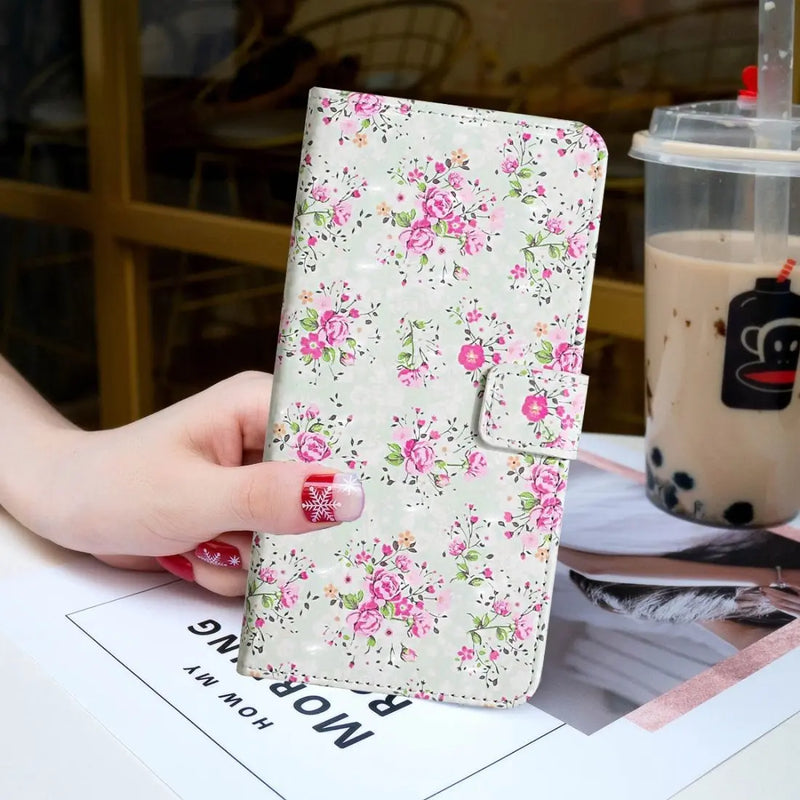 AMZER 3D Printed Flip Case with Wallet for iPhone 12 Max - Puck's