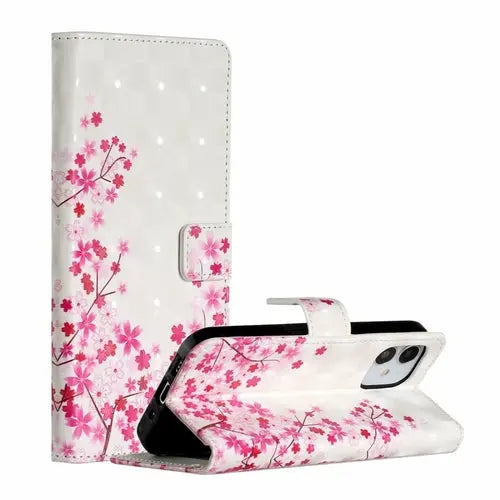 AMZER 3D Printed Flip Case with Wallet for iPhone 12 Max - Puck's
