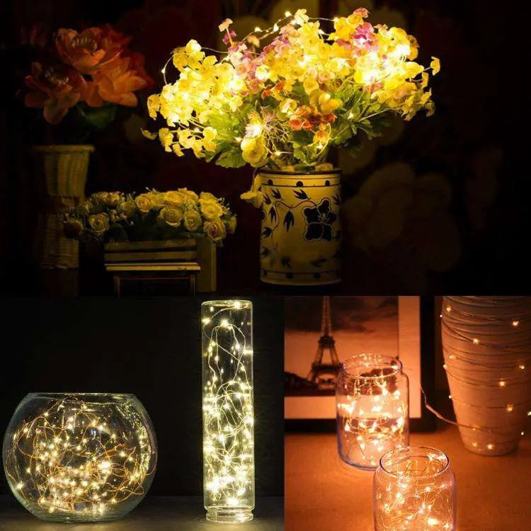 AMZER Fairy String Light 20 LED 2m Waterproof Button Battery Operated - Puck's