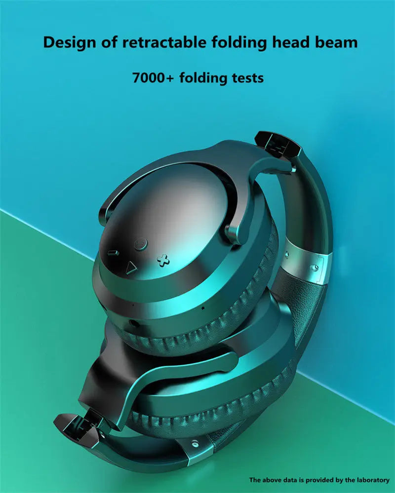 ANC active noise reduction Bluetooth 5.0 Headphone with microphone - Puck's