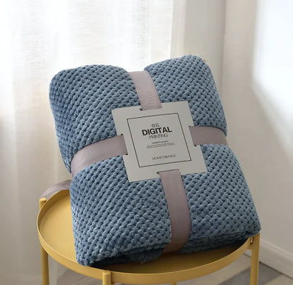 Cozy Coral Fleece Sofa Blanket - Puck's