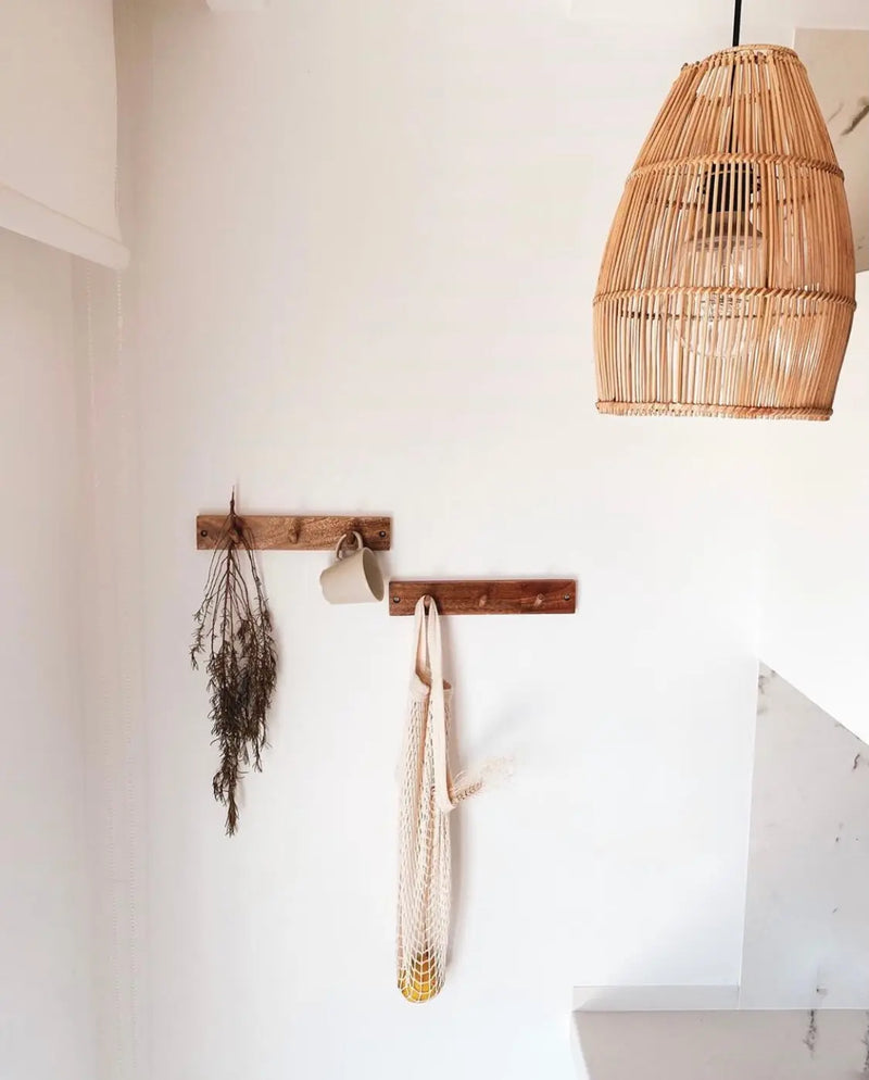 Abajur em Rattan Ayana Natural - L - Puck's