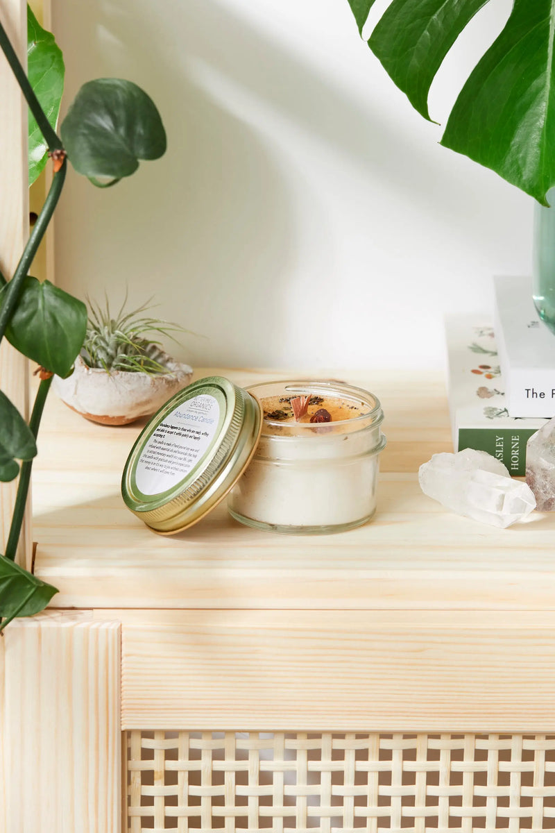 Abundance Candle / Ritual Candle / Intention Candle / Hand Poured - Puck's