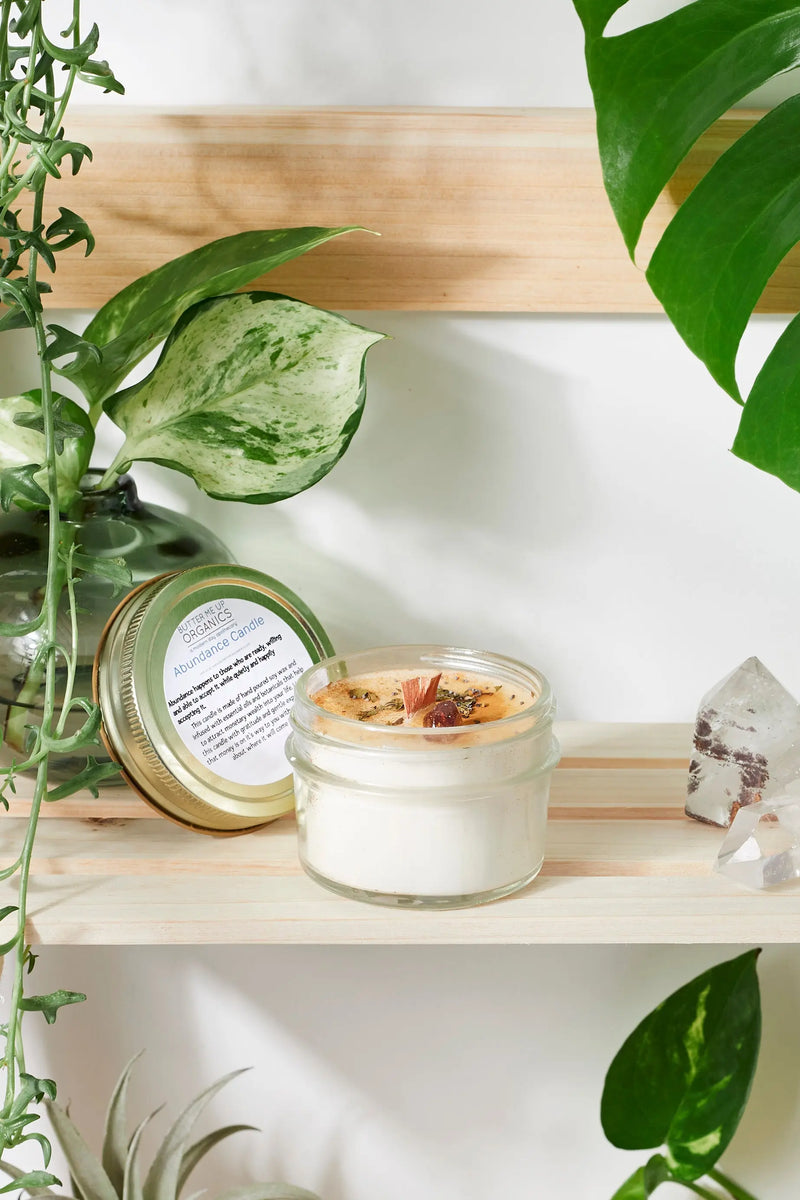 Abundance Candle / Ritual Candle / Intention Candle / Hand Poured - Puck's