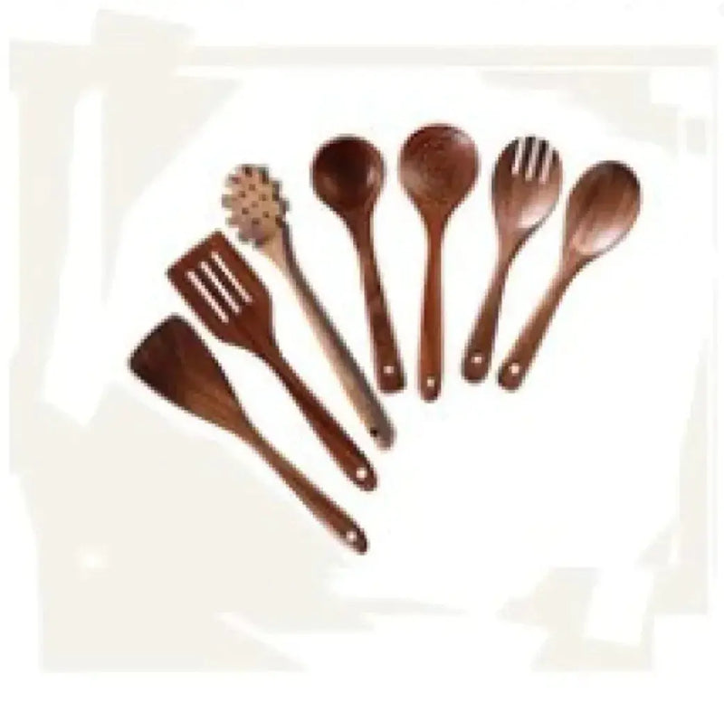 Acacia Wood Cooking Spatula Set - Puck's