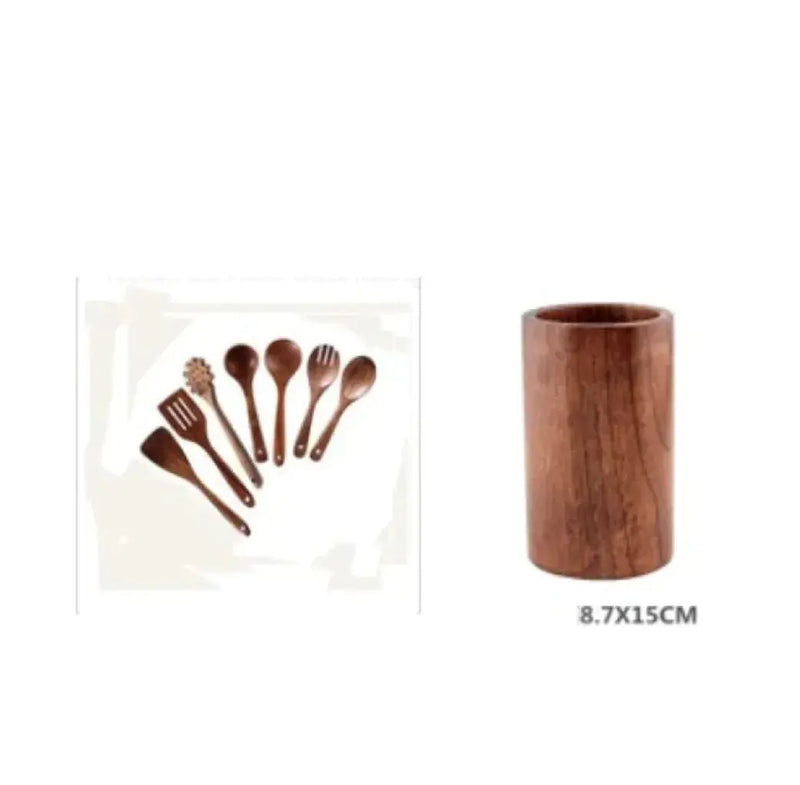 Acacia Wood Cooking Spatula Set - Puck's
