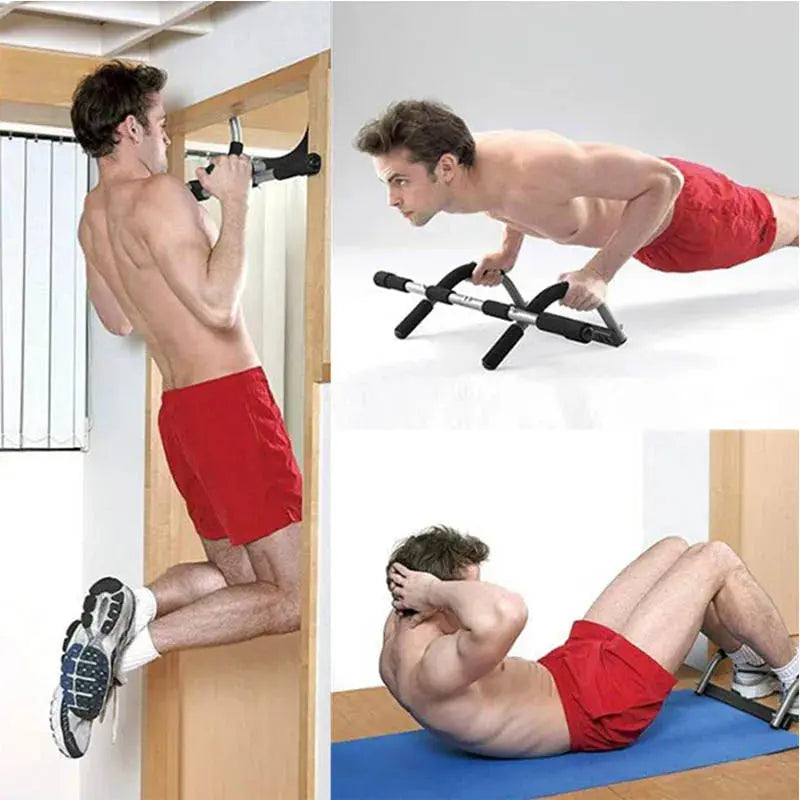 Adjustable Chin up Bar Exercise Home Workout Gym Training Door Frame Horizontal Pull up Bar Sport Fitness Equipments - Puck's