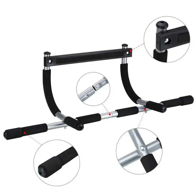 Adjustable Chin up Bar Exercise Home Workout Gym Training Door Frame Horizontal Pull up Bar Sport Fitness Equipments - Puck's