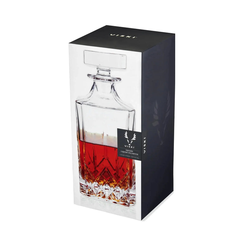 Admiral Liquor Decanter - Glass Liquor Dispenser for Whisky & Brandy - Puck's