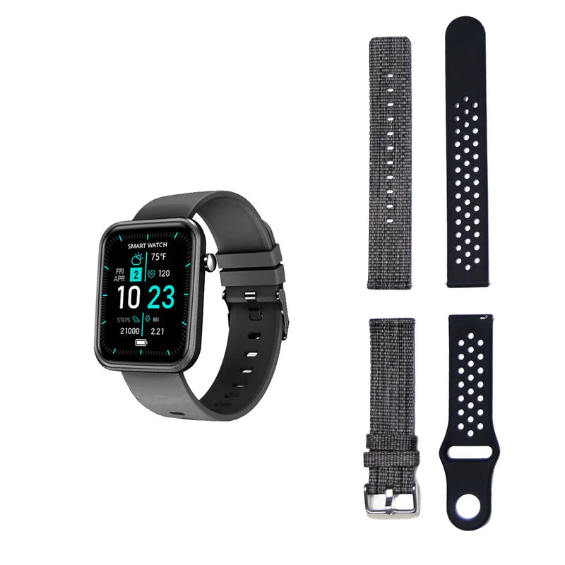 Advanced Smartwatch With Three Bands And Wellness + Activity Tracker - Puck's
