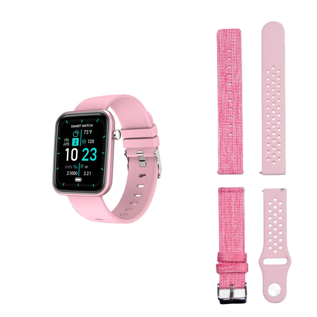 Advanced Smartwatch With Three Bands And Wellness + Activity Tracker - Puck's