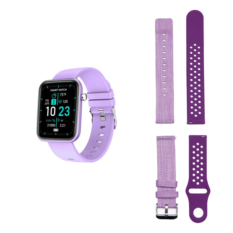 Advanced Smartwatch With Three Bands And Wellness + Activity Tracker - Puck's