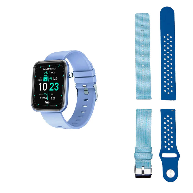 Advanced Smartwatch With Three Bands And Wellness + Activity Tracker - Puck's