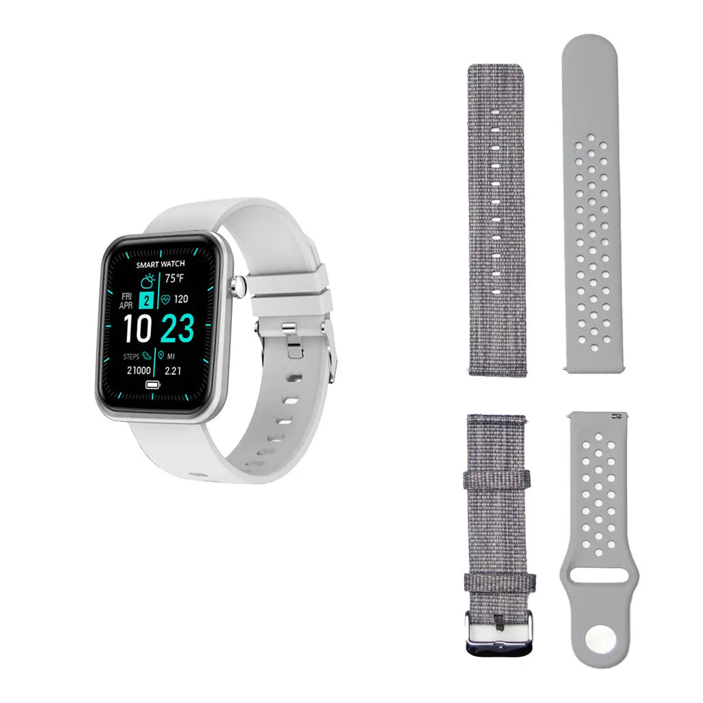 Advanced Smartwatch With Three Bands And Wellness + Activity Tracker - Puck's