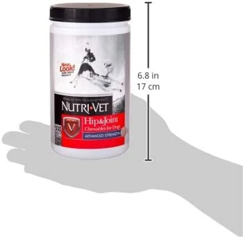 Advanced Strength Hip & Joint Chewable Dog Supplements - Formulated with Glucosamine & Chondroitin to Support Dog Cartilage & Mobility - 300 Tablets - Puck's