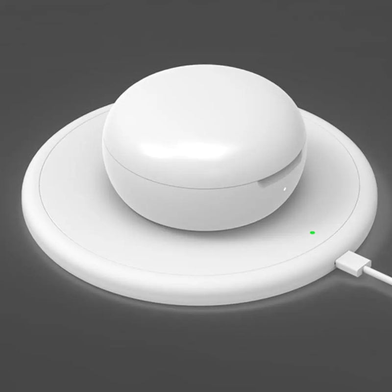 All Charged Up Bluetooth Earbuds With Wireless Charging Pad - Puck's