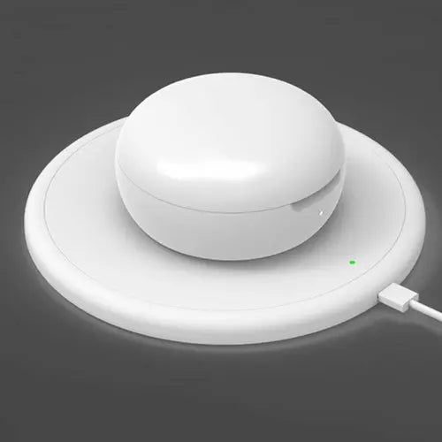 All Charged Up Bluetooth Earbuds With Wireless Charging Pad - Puck's