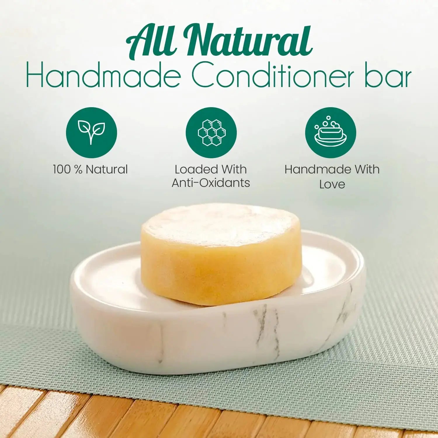 All-Natural Conditioner Bar. Citrus. Eco-Friendly. - Puck's