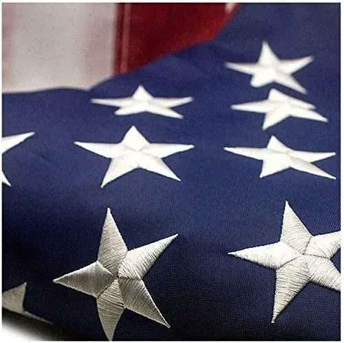 American Flag Outdoor Heavy Duty Embroidered Stars USA Flag - Puck's