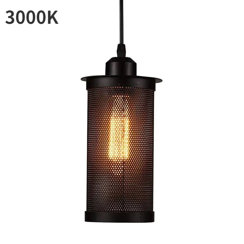 American Industrial Style Decorative Aisle Staircase Porch Lighting Loft Retro Creative Bar Barbed Wire Chandelier Lighting - Puck's