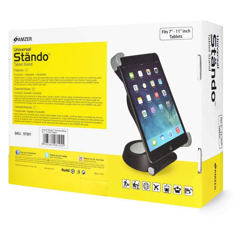 Amzer® Stando™ Universal Stand for 7 - 11 Inch Tablets - Puck's