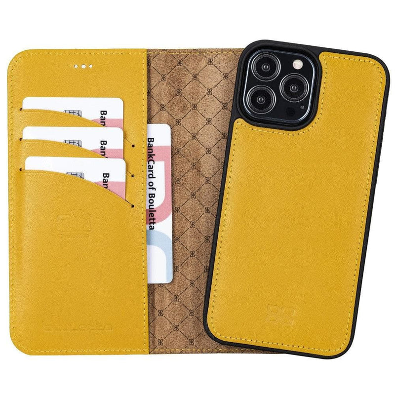 Apple iPhone 13 Series Colorful Detachable Leather Wallet Case - MW - Puck's