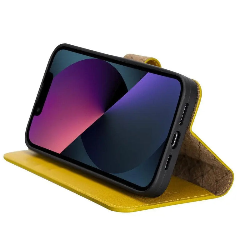 Apple iPhone 13 Series Colorful Detachable Leather Wallet Case - MW - Puck's