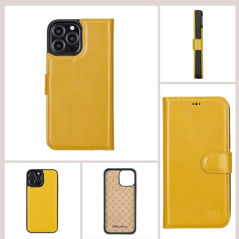 Apple iPhone 13 Series Colorful Detachable Leather Wallet Case - MW - Puck's