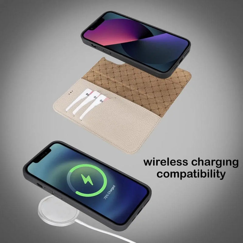 Apple iPhone 13 Series Colorful Detachable Leather Wallet Case - MW - Puck's