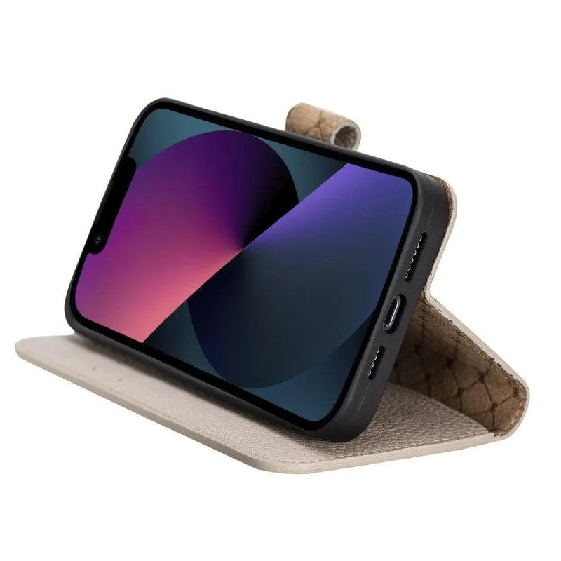 Apple iPhone 13 Series Colorful Detachable Leather Wallet Case - MW - Puck's