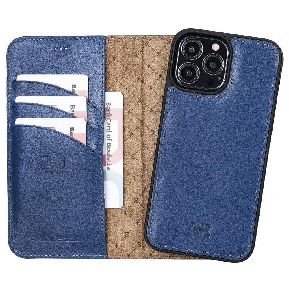 Apple iPhone 13 Series Colorful Detachable Leather Wallet Case - MW - Puck's