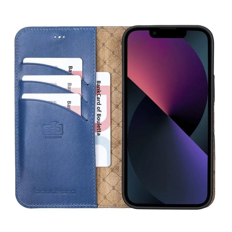 Apple iPhone 13 Series Colorful Detachable Leather Wallet Case - MW - Puck's