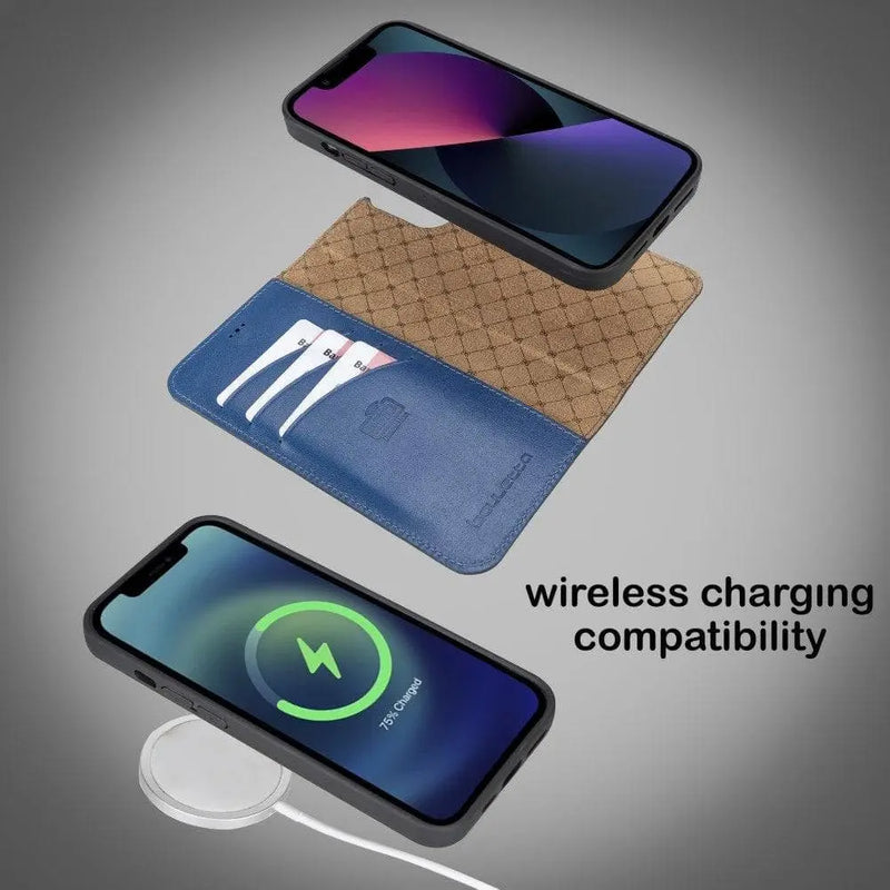 Apple iPhone 13 Series Colorful Detachable Leather Wallet Case - MW - Puck's
