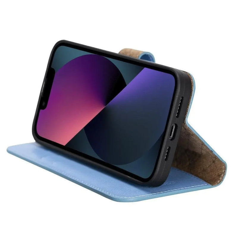 Apple iPhone 13 Series Colorful Detachable Leather Wallet Case - MW - Puck's