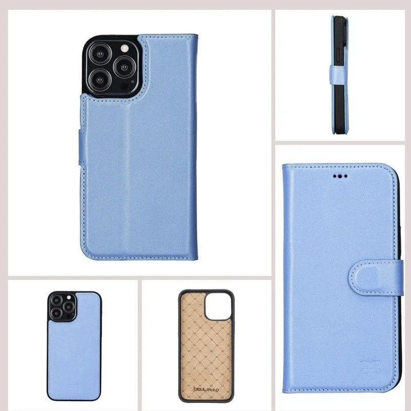 Apple iPhone 13 Series Colorful Detachable Leather Wallet Case - MW - Puck's