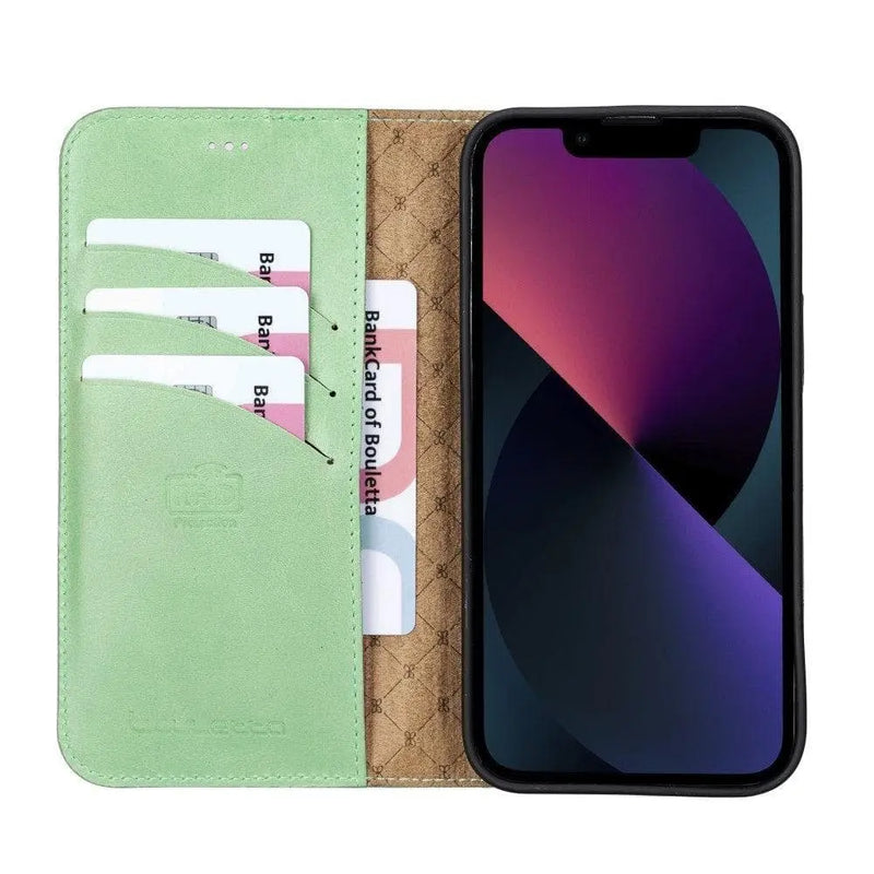Apple iPhone 13 Series Colorful Detachable Leather Wallet Case - MW - Puck's