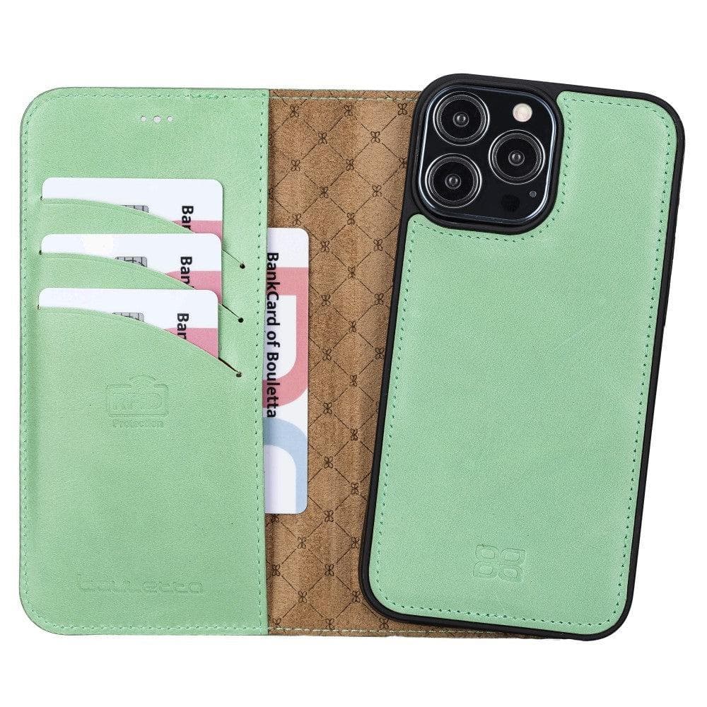 Apple iPhone 13 Series Colorful Detachable Leather Wallet Case - MW - Puck's