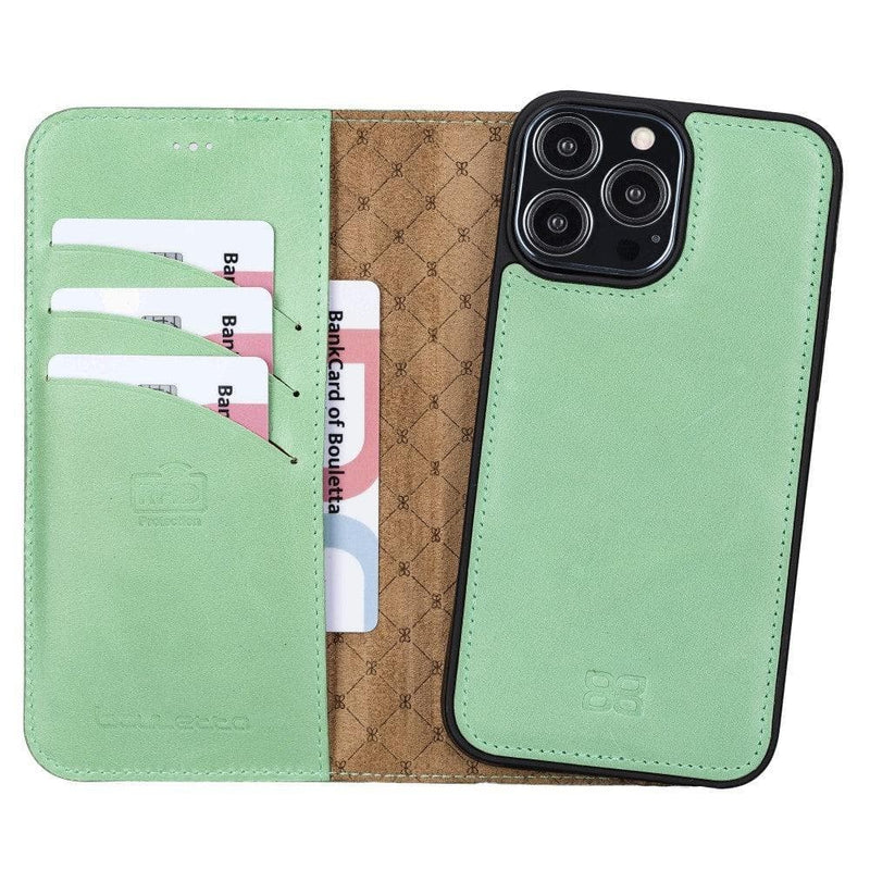 Apple iPhone 13 Series Colorful Detachable Leather Wallet Case - MW - Puck's