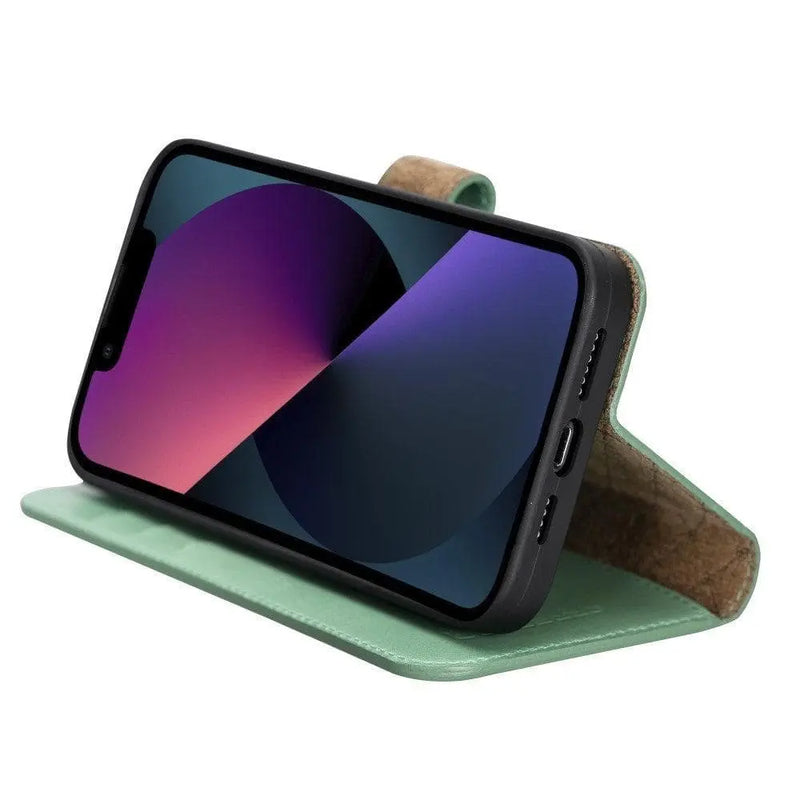 Apple iPhone 13 Series Colorful Detachable Leather Wallet Case - MW - Puck's