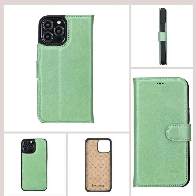 Apple iPhone 13 Series Colorful Detachable Leather Wallet Case - MW - Puck's