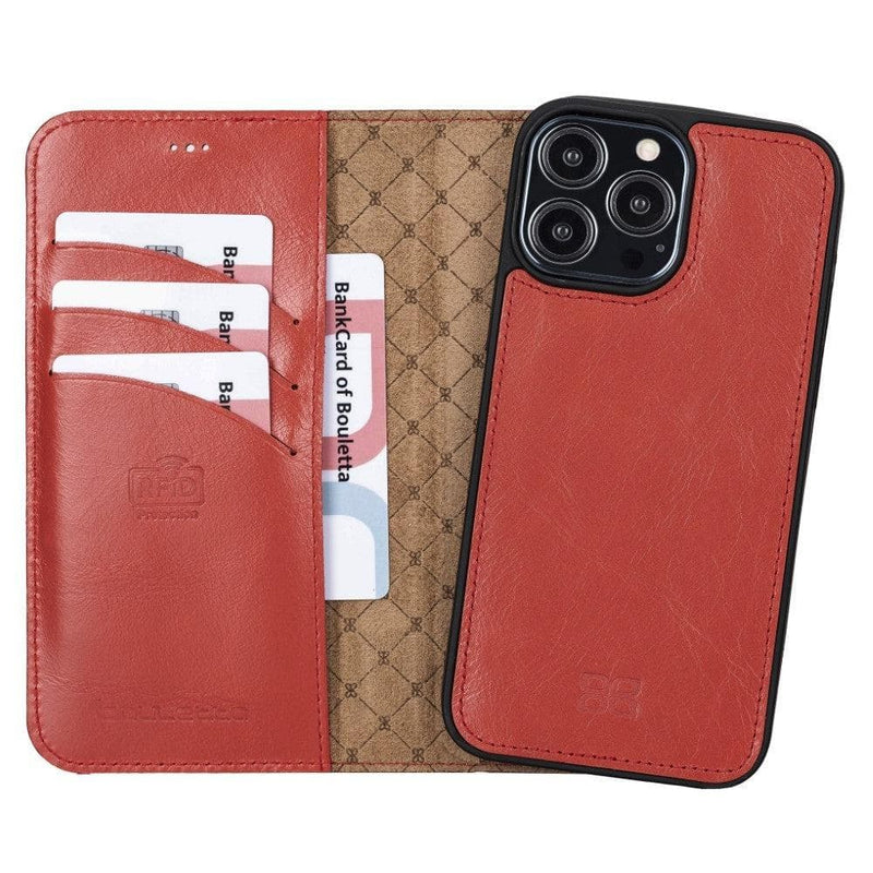 Apple iPhone 13 Series Colorful Detachable Leather Wallet Case - MW - Puck's