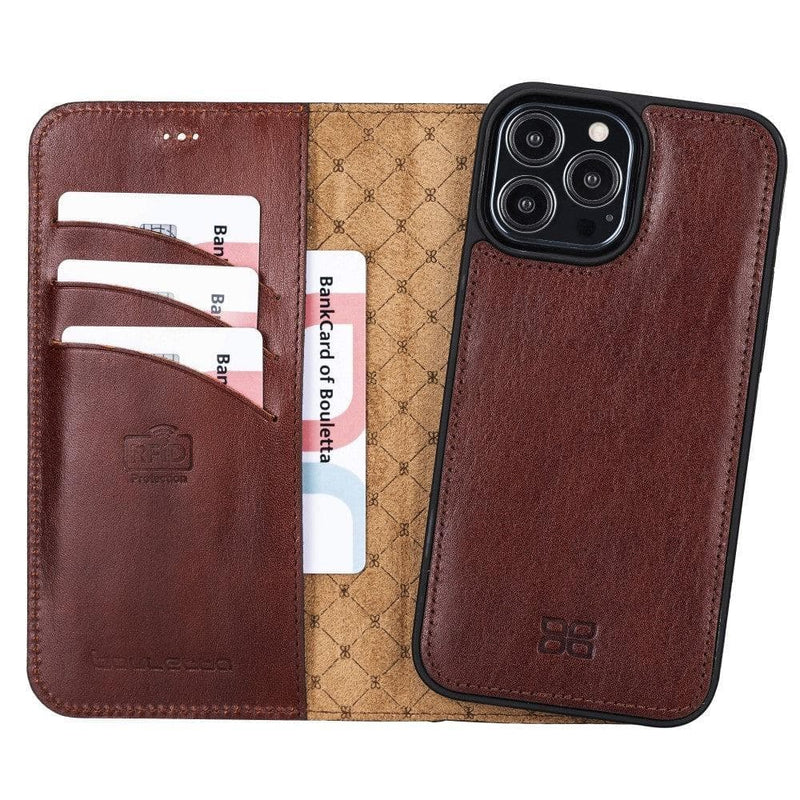 Apple iPhone 13 Series Colorful Detachable Leather Wallet Case - MW - Puck's