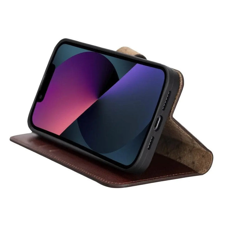 Apple iPhone 13 Series Colorful Detachable Leather Wallet Case - MW - Puck's