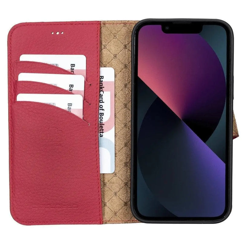 Apple iPhone 13 Series Colorful Detachable Leather Wallet Case - MW - Puck's