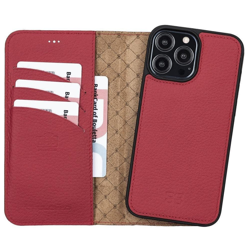 Apple iPhone 13 Series Colorful Detachable Leather Wallet Case - MW - Puck's