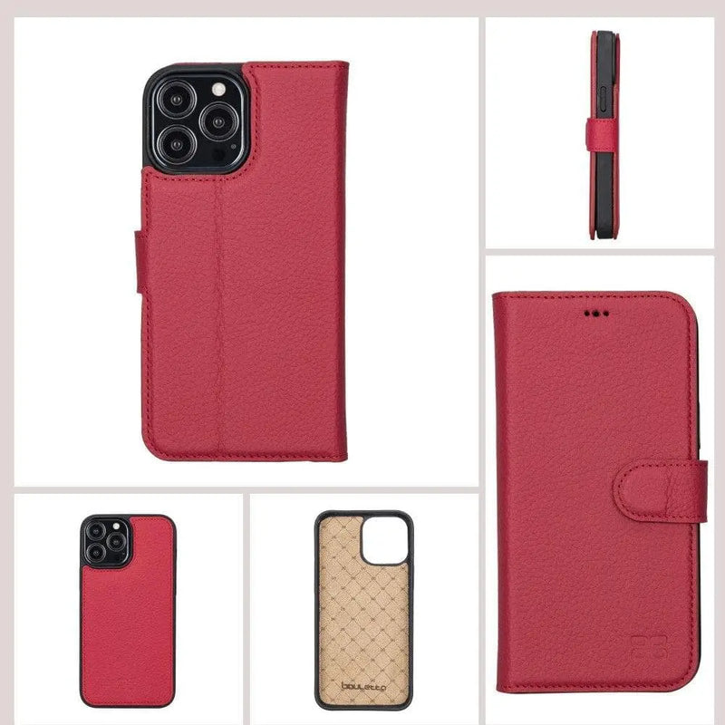 Apple iPhone 13 Series Colorful Detachable Leather Wallet Case - MW - Puck's