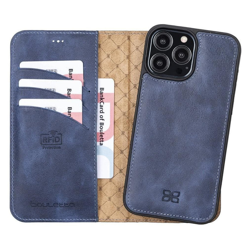 Apple iPhone 13 Series Colorful Detachable Leather Wallet Case - MW - Puck's