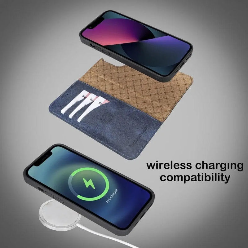 Apple iPhone 13 Series Colorful Detachable Leather Wallet Case - MW - Puck's