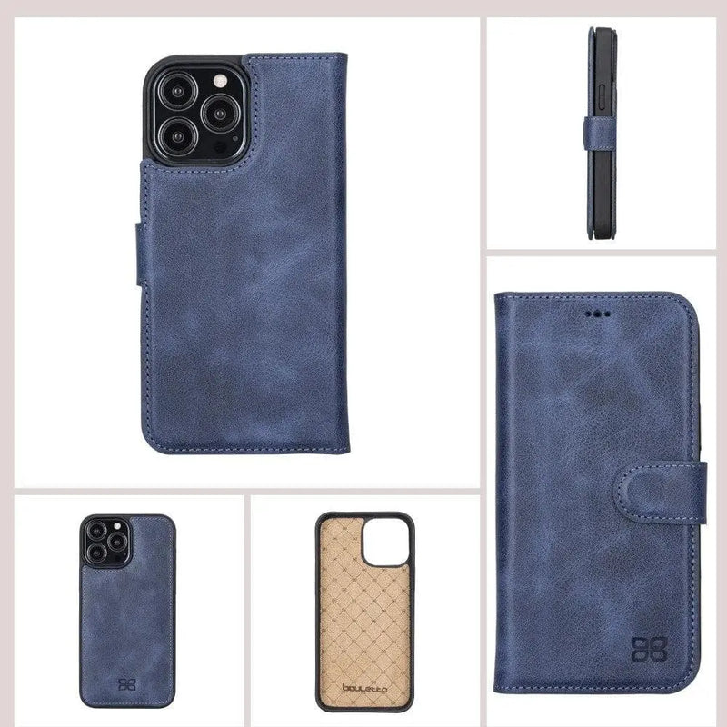 Apple iPhone 13 Series Colorful Detachable Leather Wallet Case - MW - Puck's