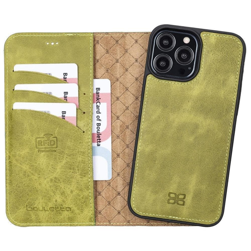 Apple iPhone 13 Series Colorful Detachable Leather Wallet Case - MW - Puck's